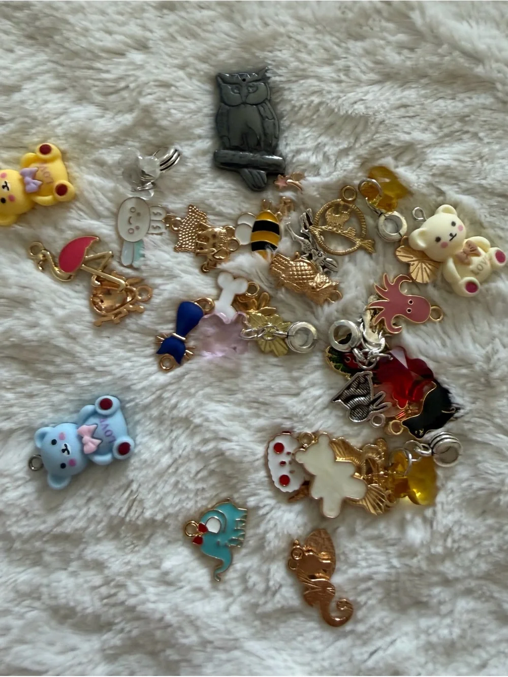 Cute Mixed Animal Pet Charms - Assorted Colors
